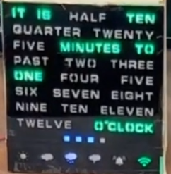 Picture of Word Clock Project